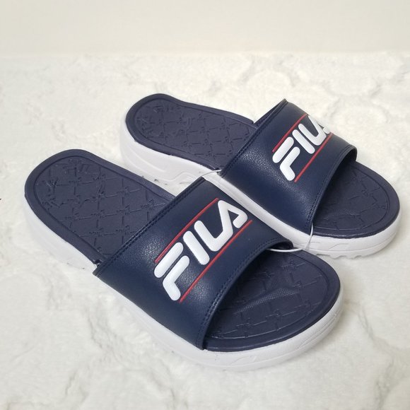 Fila Shoes - Fila Disruptor Bold Slides Blue NWT